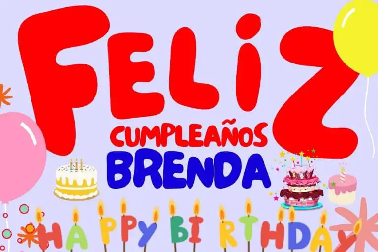 Feliz Cumpleaños Brenda