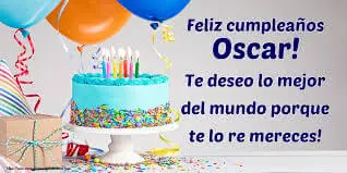 Feliz Cumpleaños Oscar