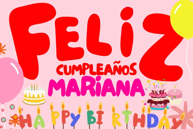 Feliz Cumpleaños Mariana
