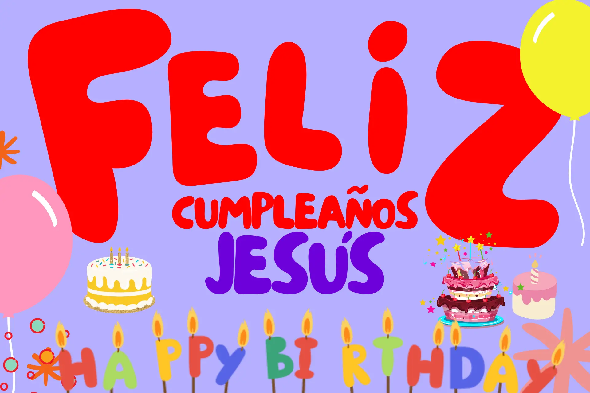 feliz cumpleaños Jesús
