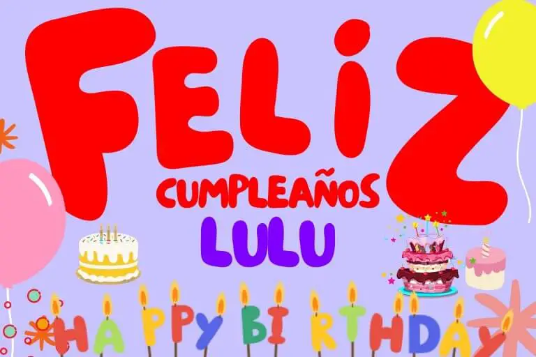 Feliz cumpleaños Lulu